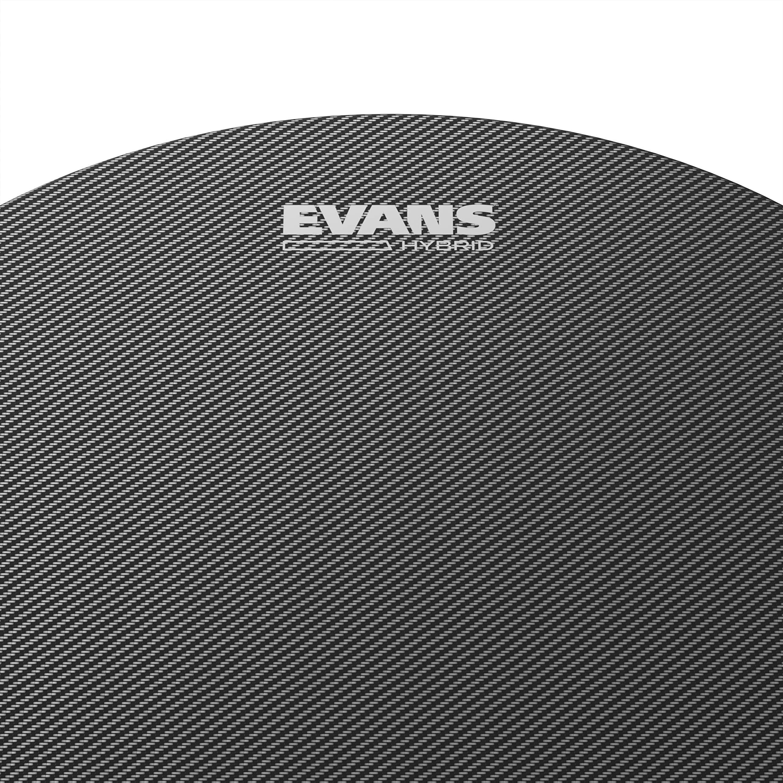 Evans Hybrid Drumhead – Hybrid Marching Snare Drum Head – For Sensitivity, Dynamic Range – Enhances Projection, Durability – Grey, 14 Inch