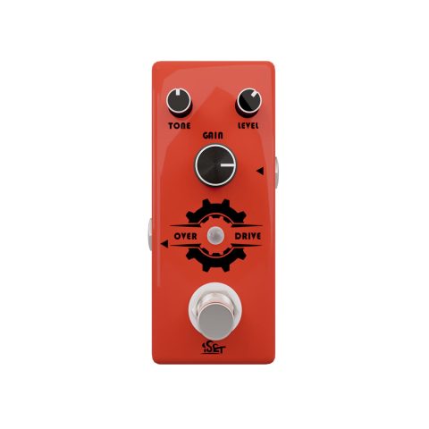 ISET Gear Overdrive Guitar Pedal Mini Guitar Effect Pedal For Electric Guitar Bass True Bypass