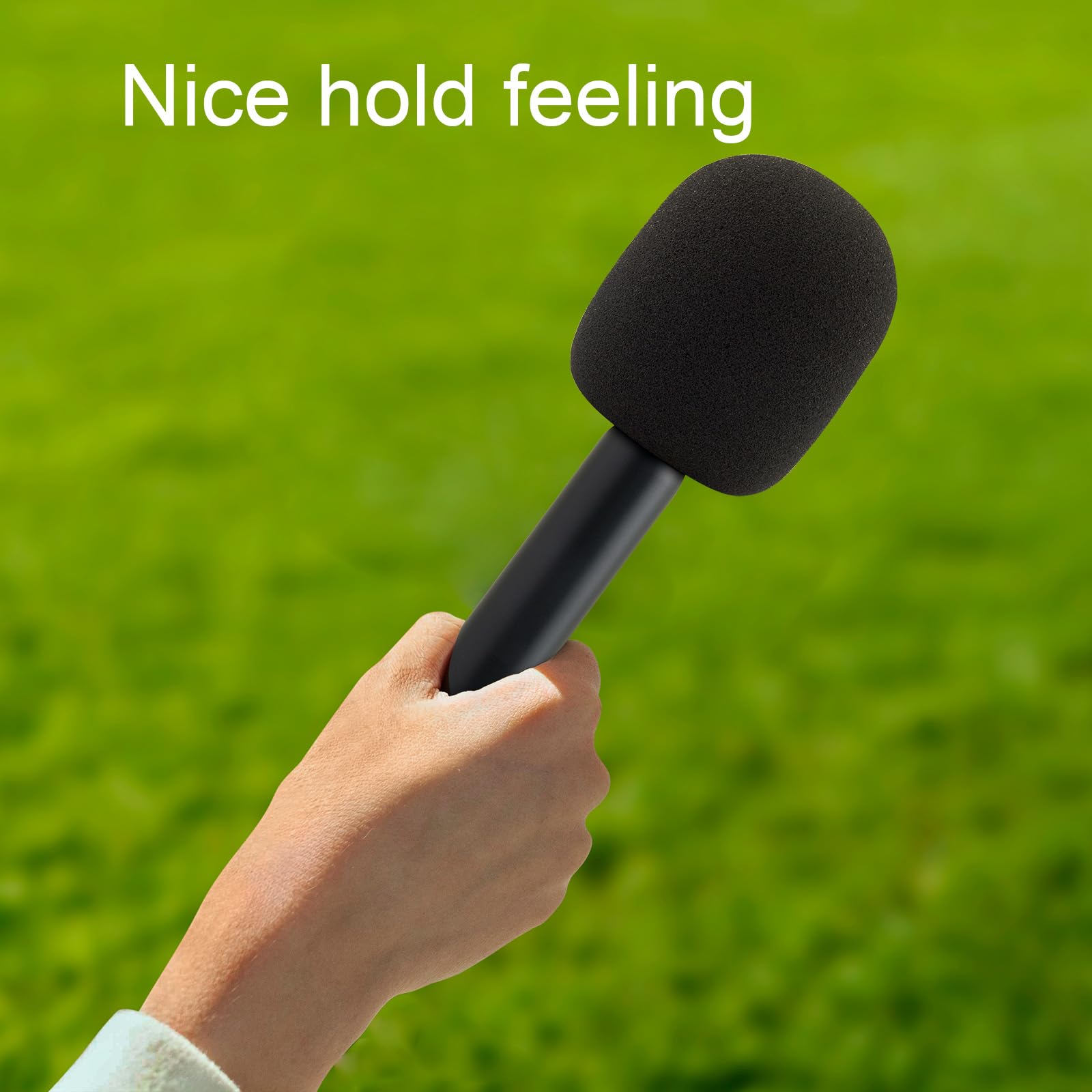 JCMOYUTY for DJI Mic Stand, Holder for DJI Mic 1/2 / Rode Wireless GO II, Wireless Interview Microphone Adapter Handheld Mount Adapter for Hollyland Lark M1 /C1 / 150 / Synco G1/A2 / Movo and More