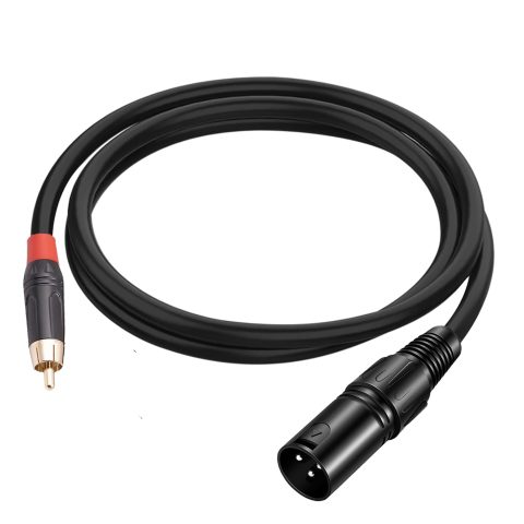 RedYutou XLR to RCA Adapter Cable, 3-pin XLR Male to RCA Male Audio Cable Connector (3FT)