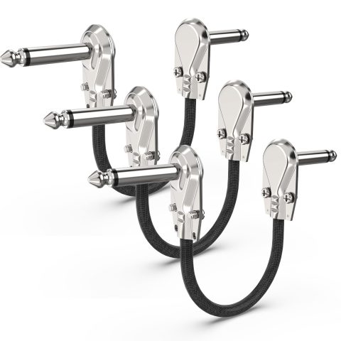 VCELINK Guitar Patch Cables, Noise-Free High-Fidelity Signal, 3 Pack