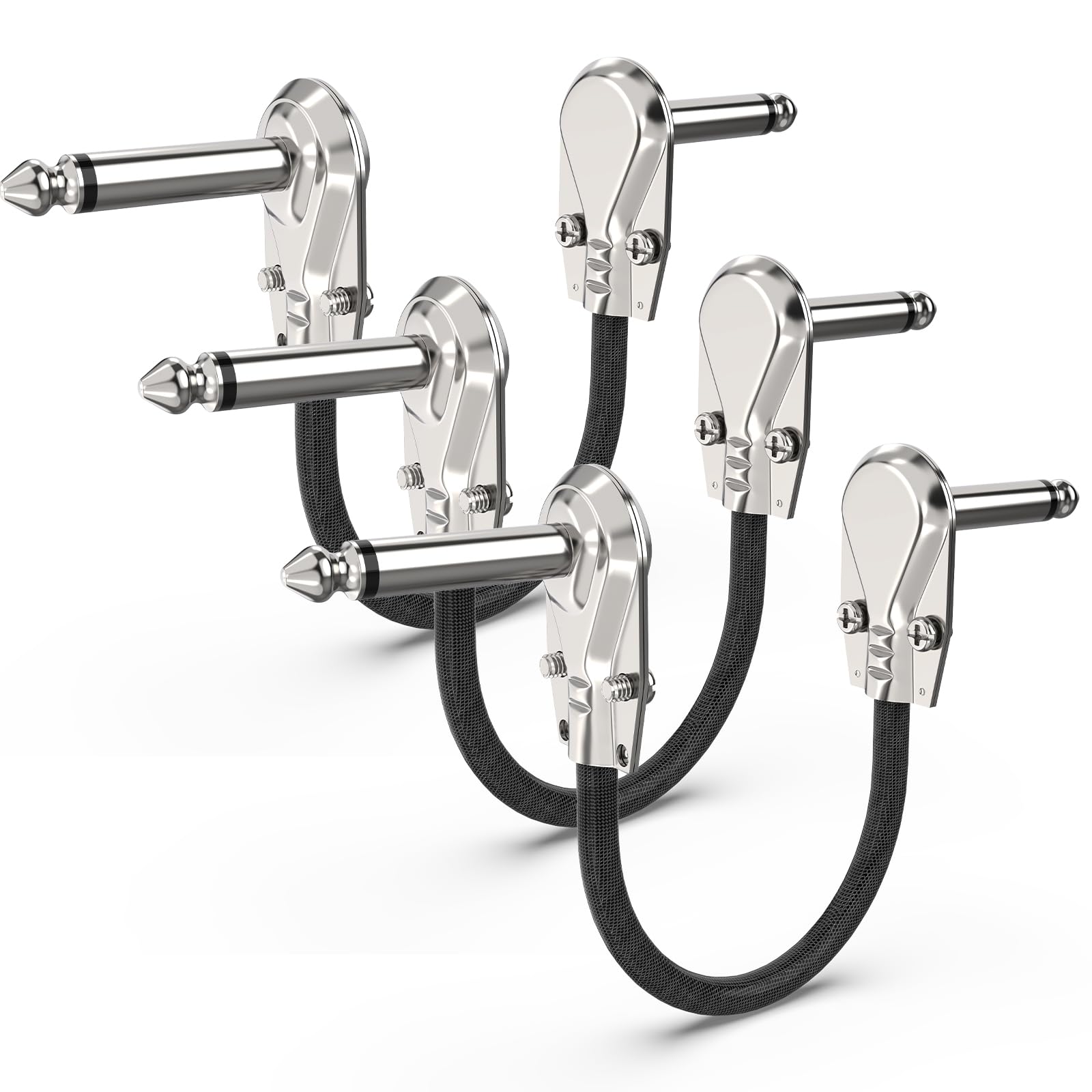VCELINK Guitar Patch Cables, Noise-Free High-Fidelity Signal, 3 Pack