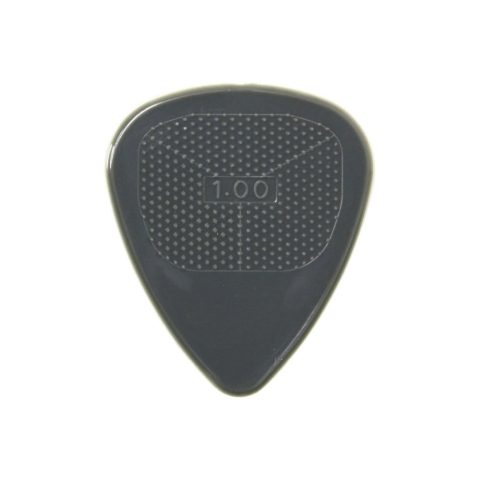 D’Andrea Snarling Dog Brain Nylon Guitar Picks 12 Pack with Tin Box (Grey, 1.00mm)