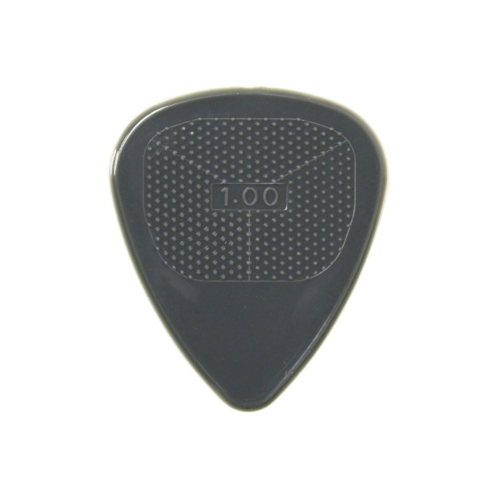 D’Andrea Snarling Dog Brain Nylon Guitar Picks 12 Pack with Tin Box (Grey, 1.00mm)