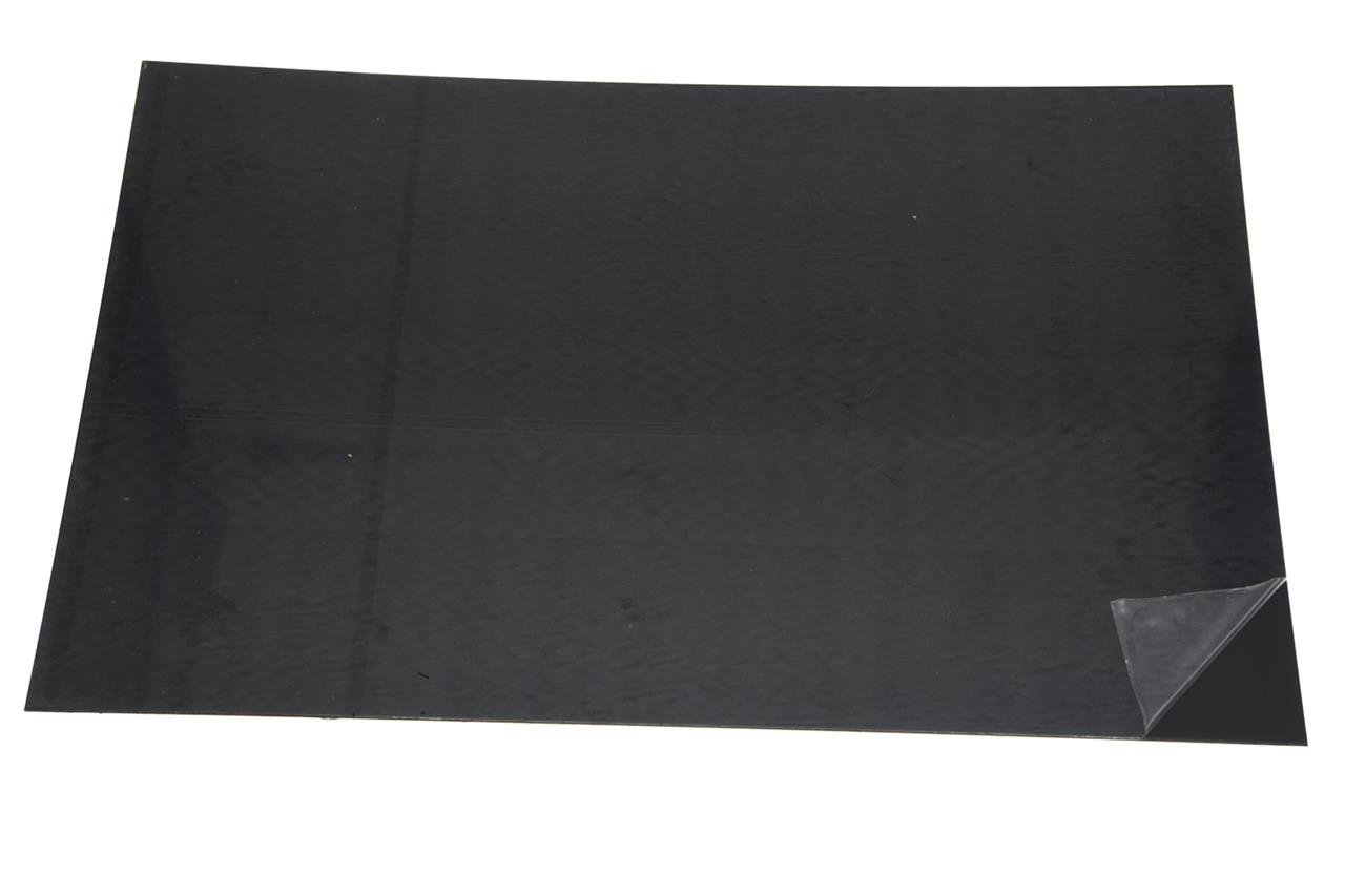 Dopro Uncut 11″x17″ DIY Blank Guitar Bass Pickguard Material Sheet Scratch Plate Material Sheet 29x43cm Matte Black 1 Ply (Cut Your Own Pickguard)