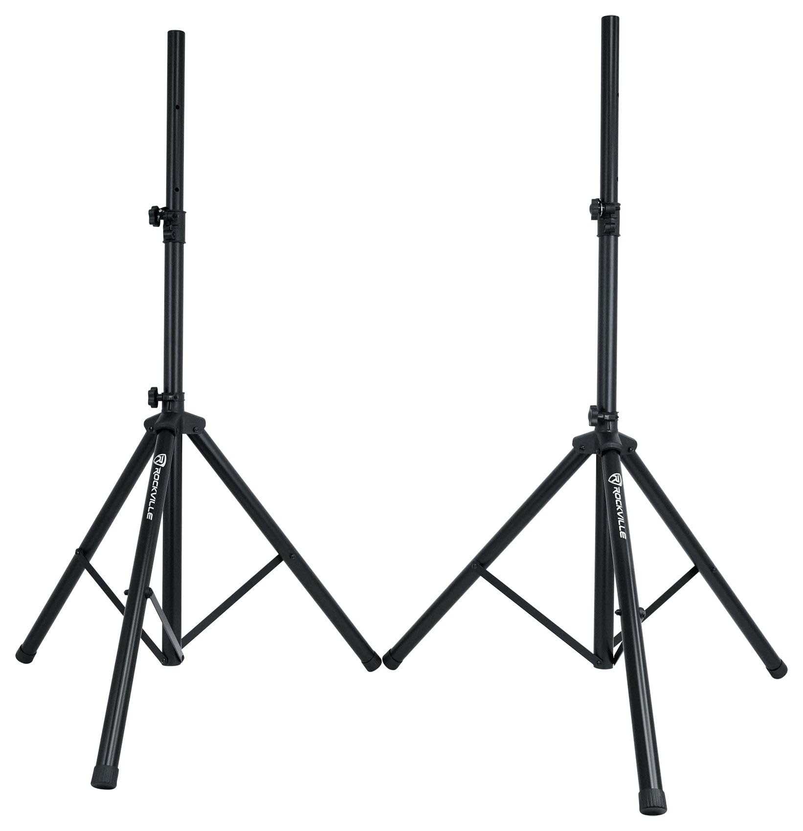 RockvilIe RPG122K 12″ Portable PA System 2 Powered Speakers Bluetooth+Mic+Stands