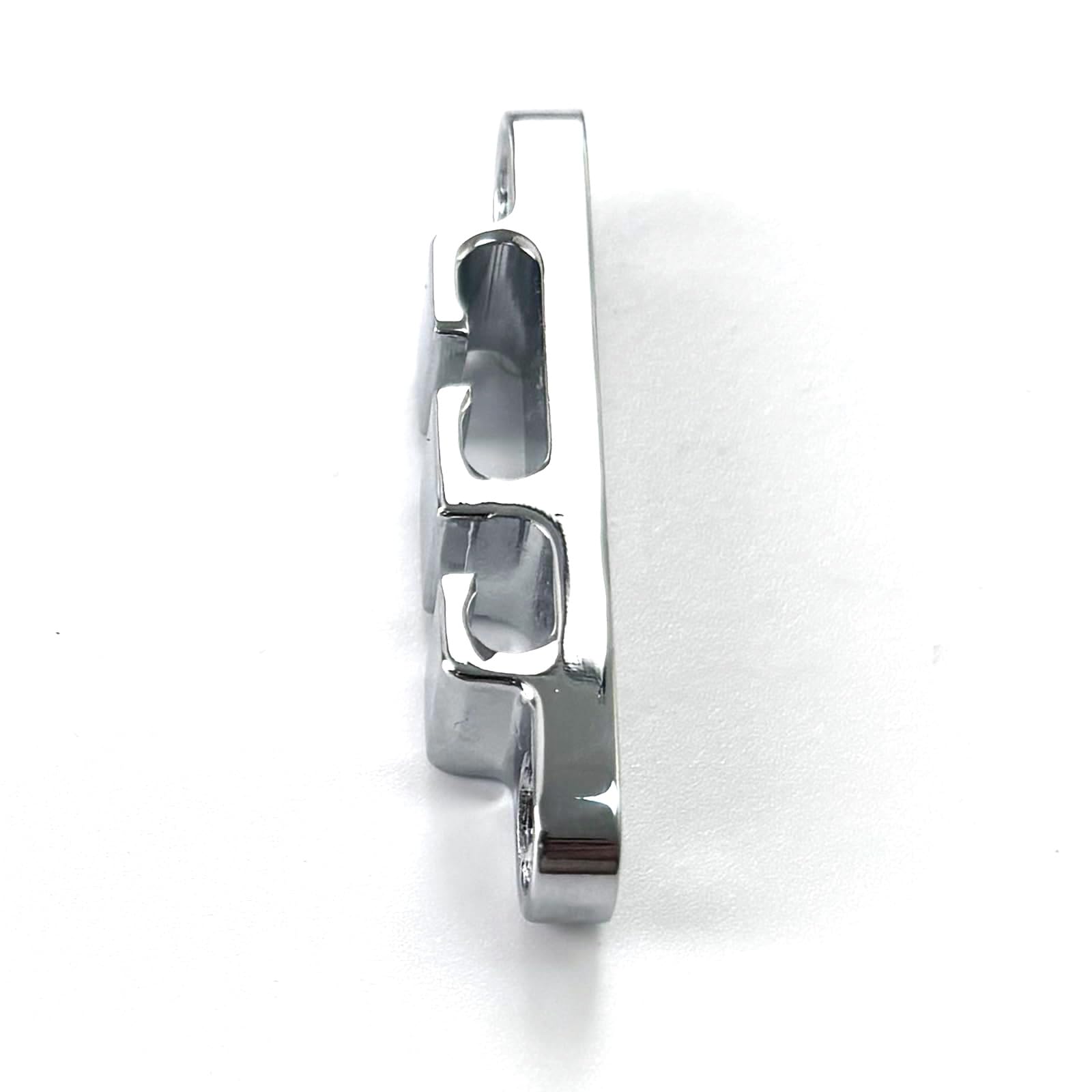 OVSAL Chrome String Retainer Bass Head 3 String Retainer Bass Guitar String Tree Bass String Guide with Mounting Screws