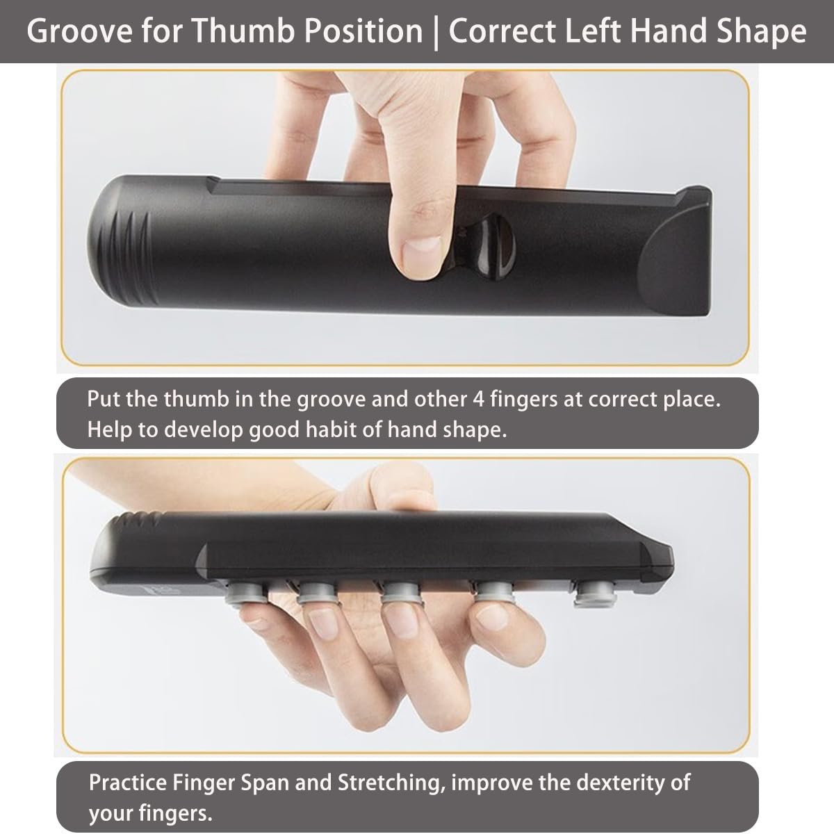 Guitar Finger Trainer Hand Shape Exerciser Teaching Aid Practice Tool Guitar Scale Assistant Improve Dexterity Develop Calluses