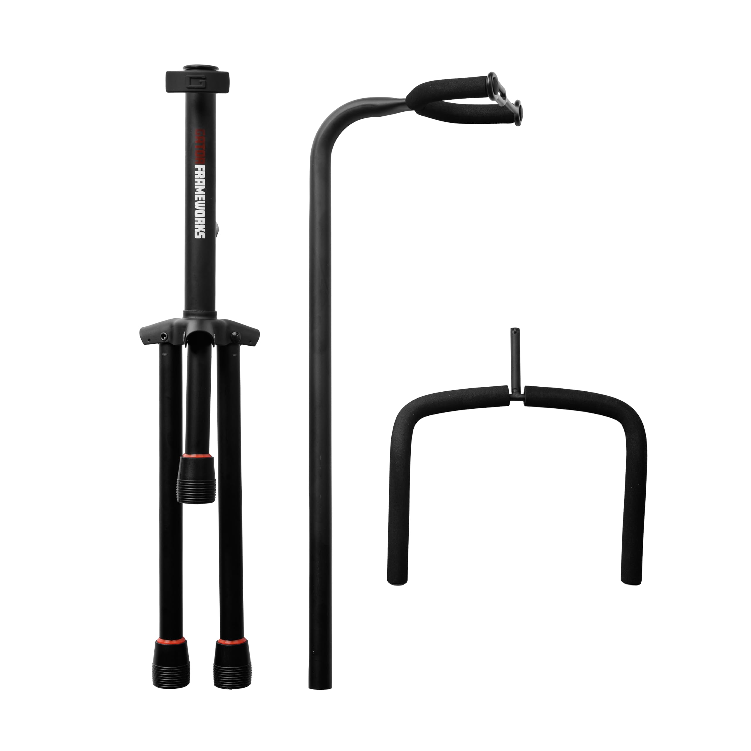 Gator GFW-GTR-1000 Frameworks Adjustable Guitar Stand, Holds Single Electric or Acoustic Guitar, ()
