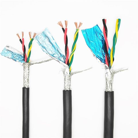 ZGOVIRLEN Twisted Pair Shielded Cable for Audio and Signal 18-26 AWG 2-8 core Black Gray 1-5 Meters(18 AWG 0.75mm2 Black,1Meter 6Core)