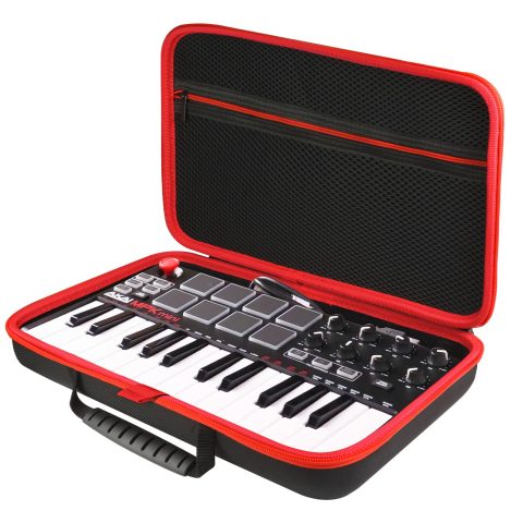 LVKAYCE Carrying & Protective Case for Akai Professional MPK Mini MK3 & MKII | MPK Mini Play -25 Key USB MIDI Keyboard Controller (Case Only)