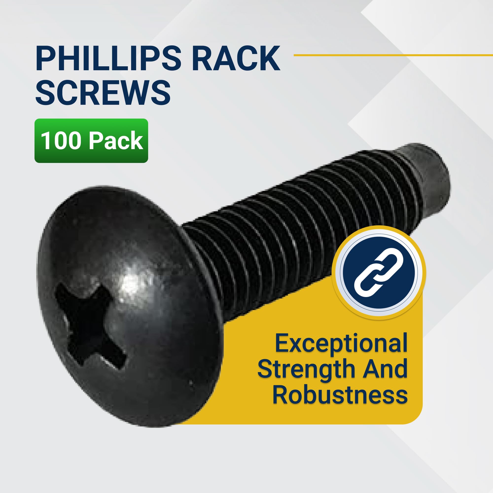 RackGold® 12-24#3 Phillips Rack Screws 100 Pack – USA Made