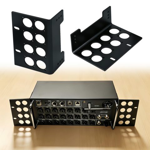 Stainless Steel Rack Mount Ears for Behringer XR18/XR16& Midas MR18/MR16