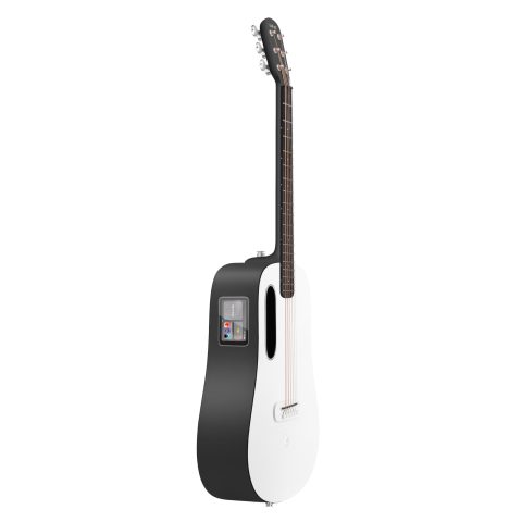 LAVA ME PLAY Smart Guitars,HILAVA 2.0 System Acoustic Electric Guitar,Right Handed 6 Steels String Acustica Guitarra For Adults & Teens & Beginner (36′, LITE BAG,Nightfall & Frost White)