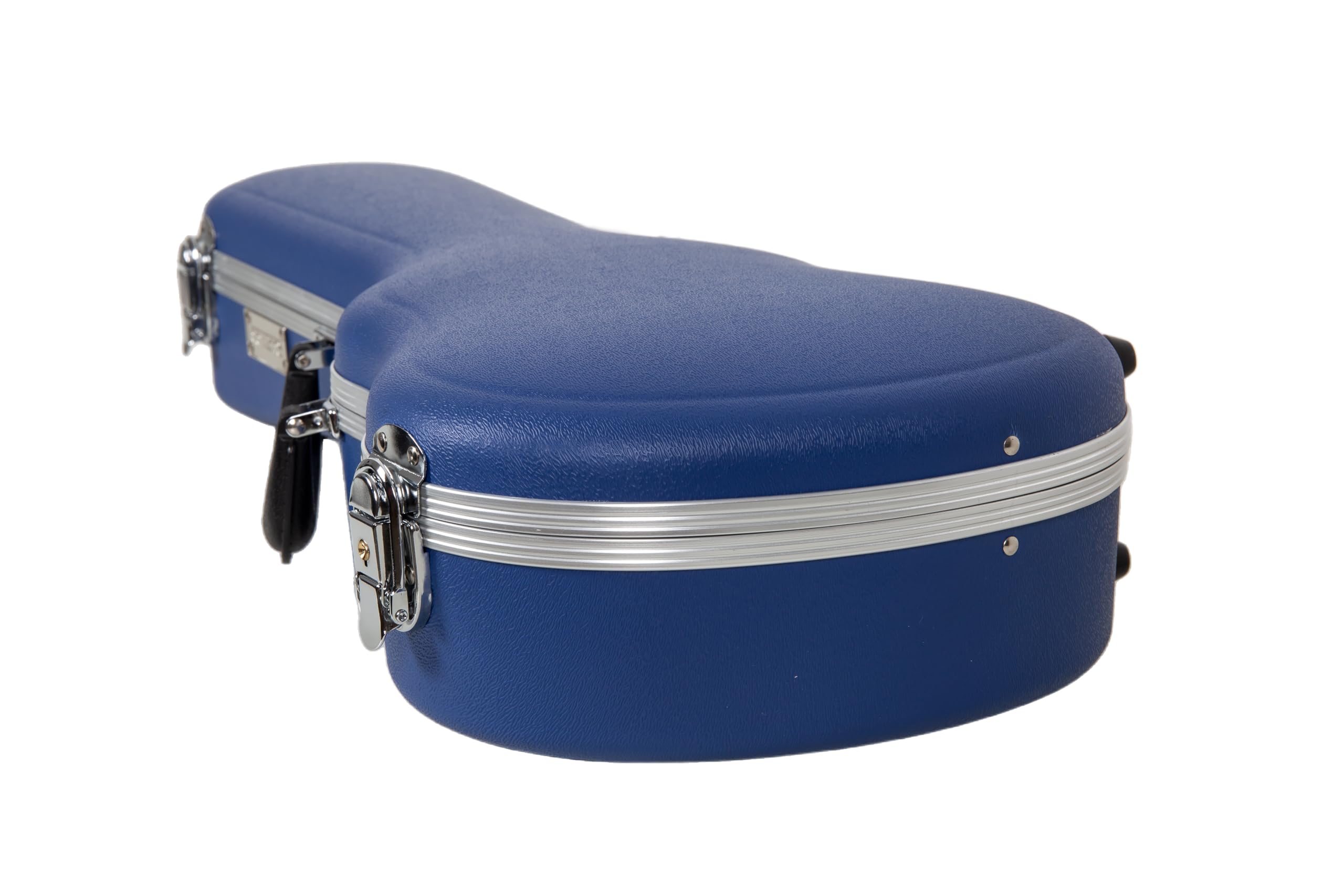 Crossrock Soprano Ukulele Case, Fit for 21 inches | Molded Hardshell with Scratch-Resistant Matte Finish, Security Lock, Accessory Compartment & Shoulder Straps — Vibrant Blue (CRA880SUVB)