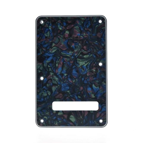KAISH ST/Strat Style Standard Guitar Back Plate ST Tremolo Trem Cover for USA Strat/Stratocaster Abalone Pearl