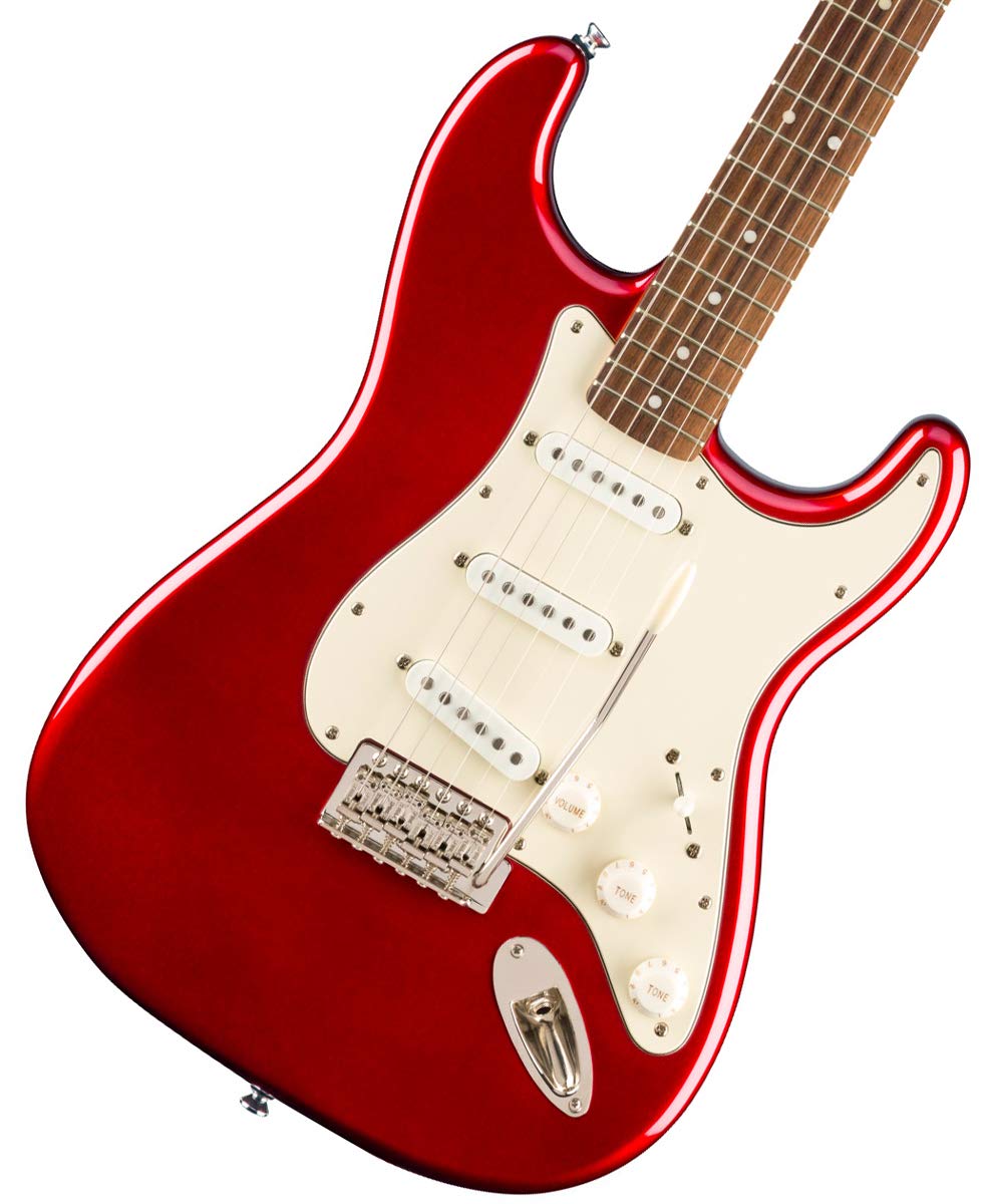 Fender 0374010509 Squier Classic Vibe 60s Stratocaster Electric Guitar, with 2-Year Warranty, Candy Apple Red, Laurel Fingerboard