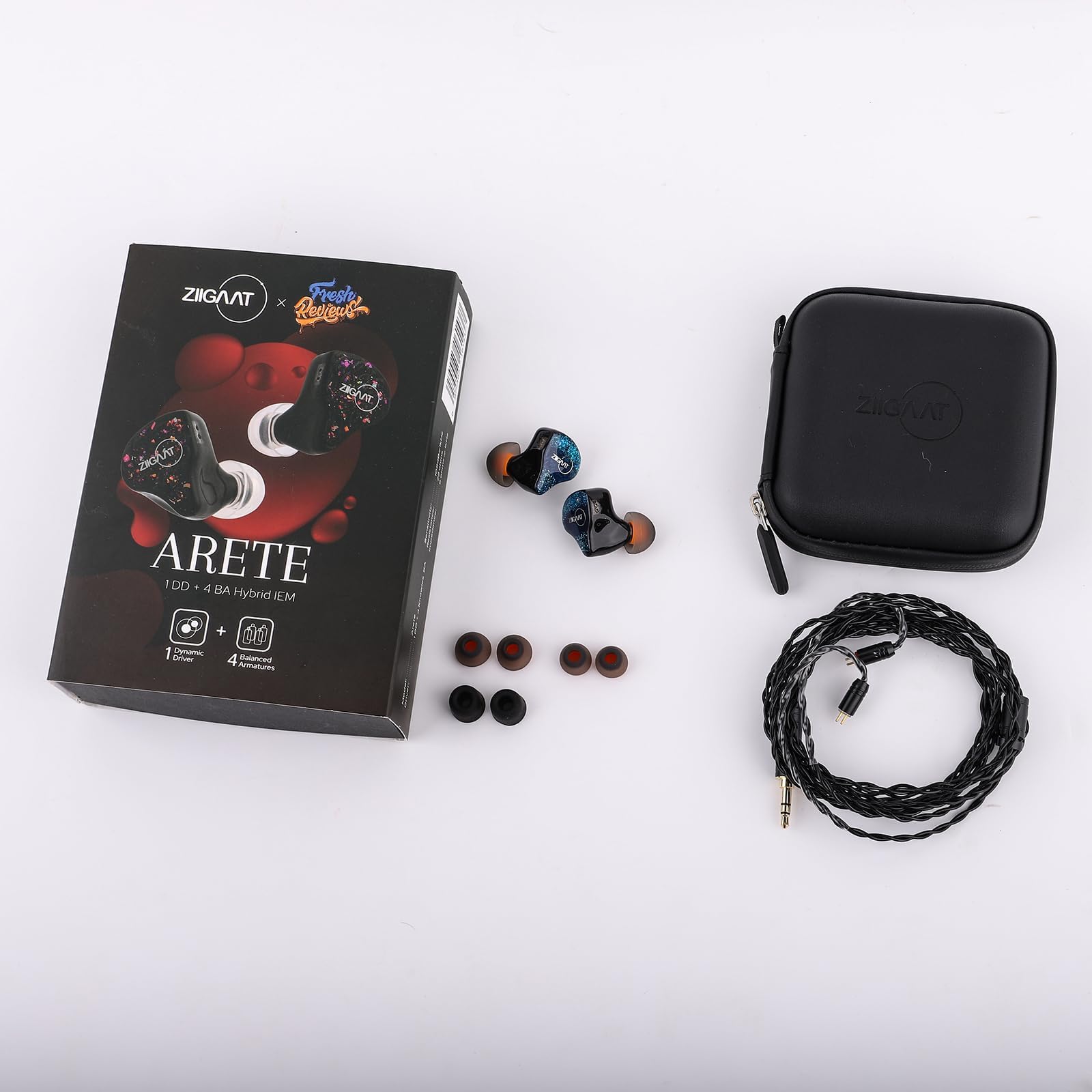 Linsoul ZiiGaat x Fresh Reviews Arete 1DD+4BA Hybrid IEM in Ear Monitor