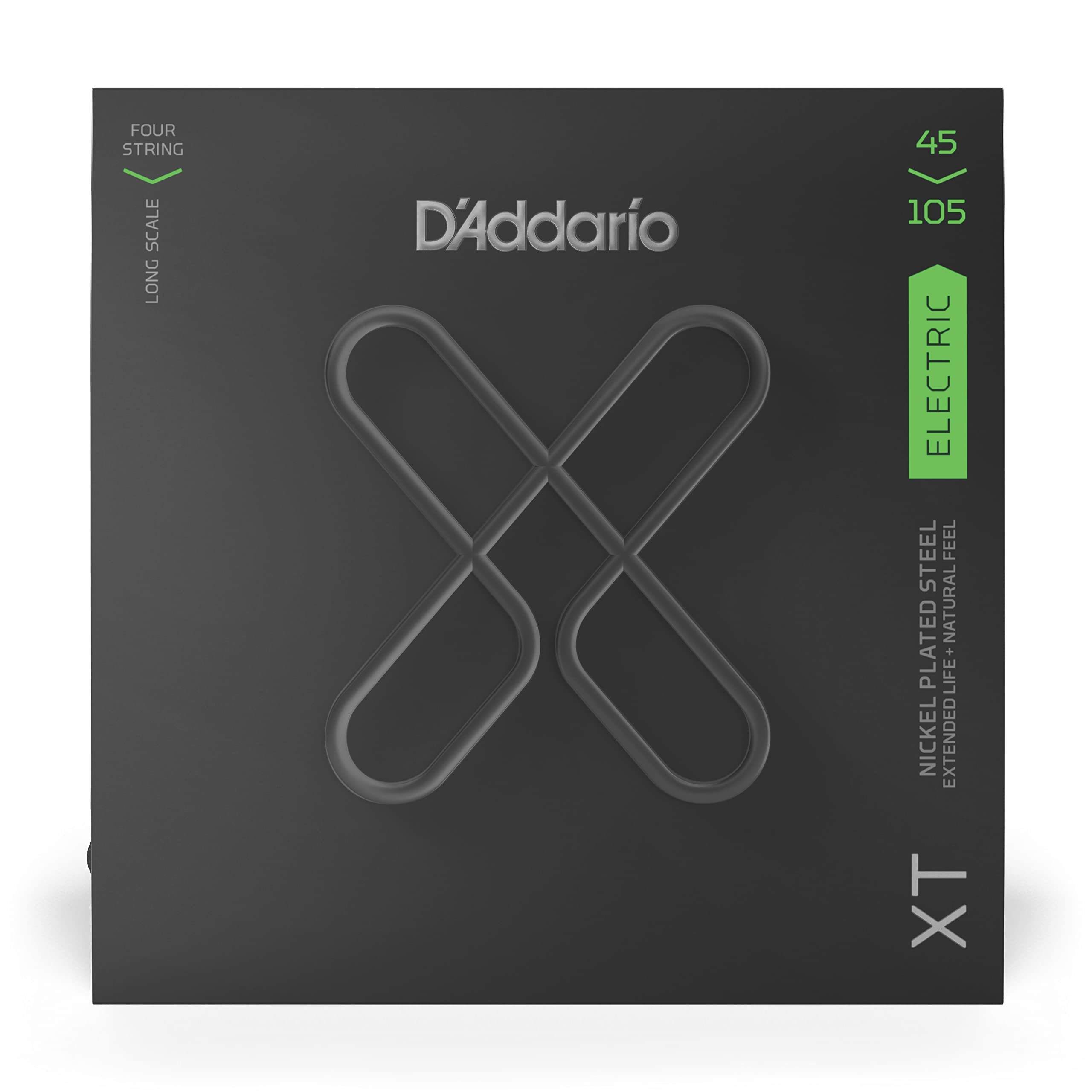 D’Addario XT Coated Bass Strings – 45-10