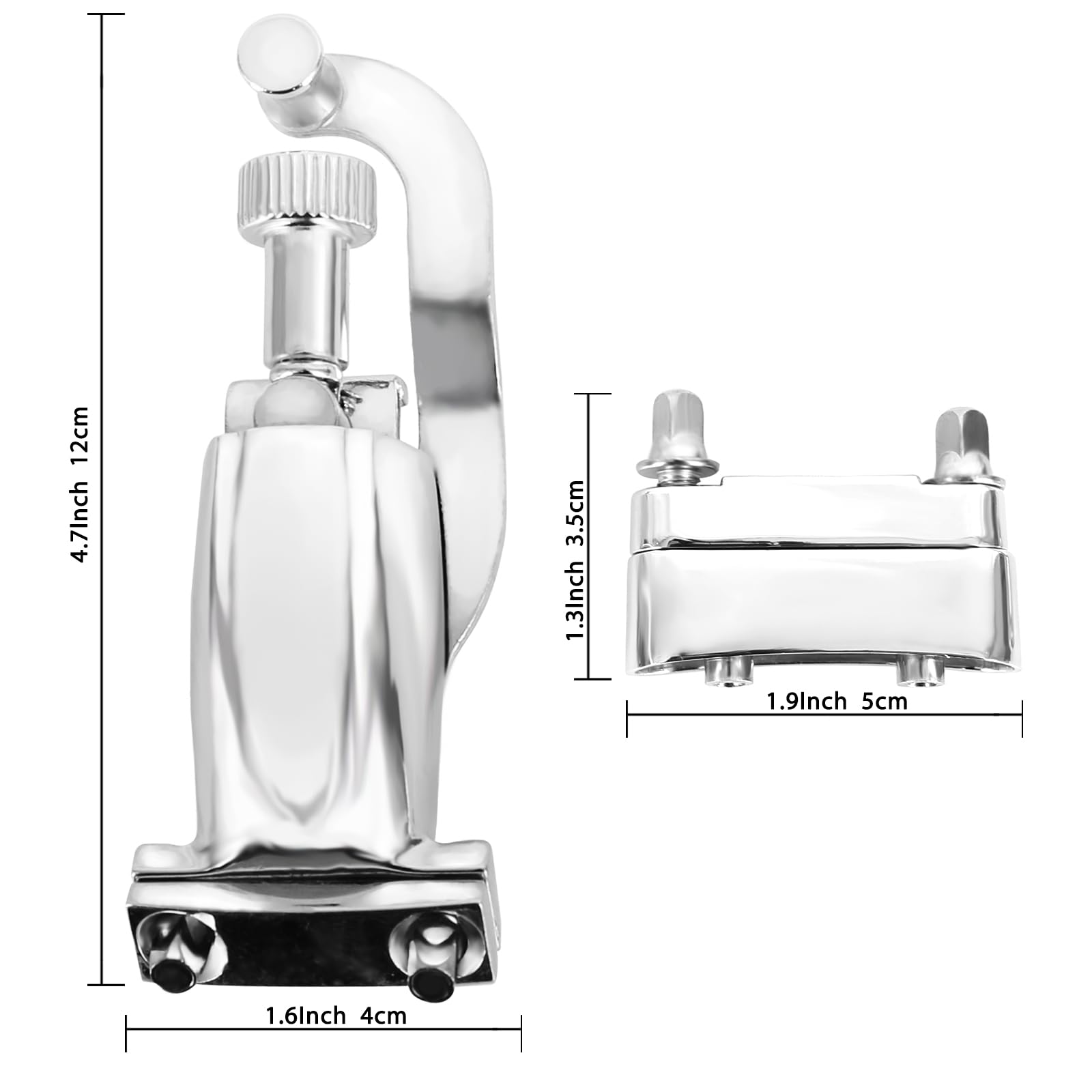 EASTROCK Snare Drum Strainer Silver Snare Round Adjuster