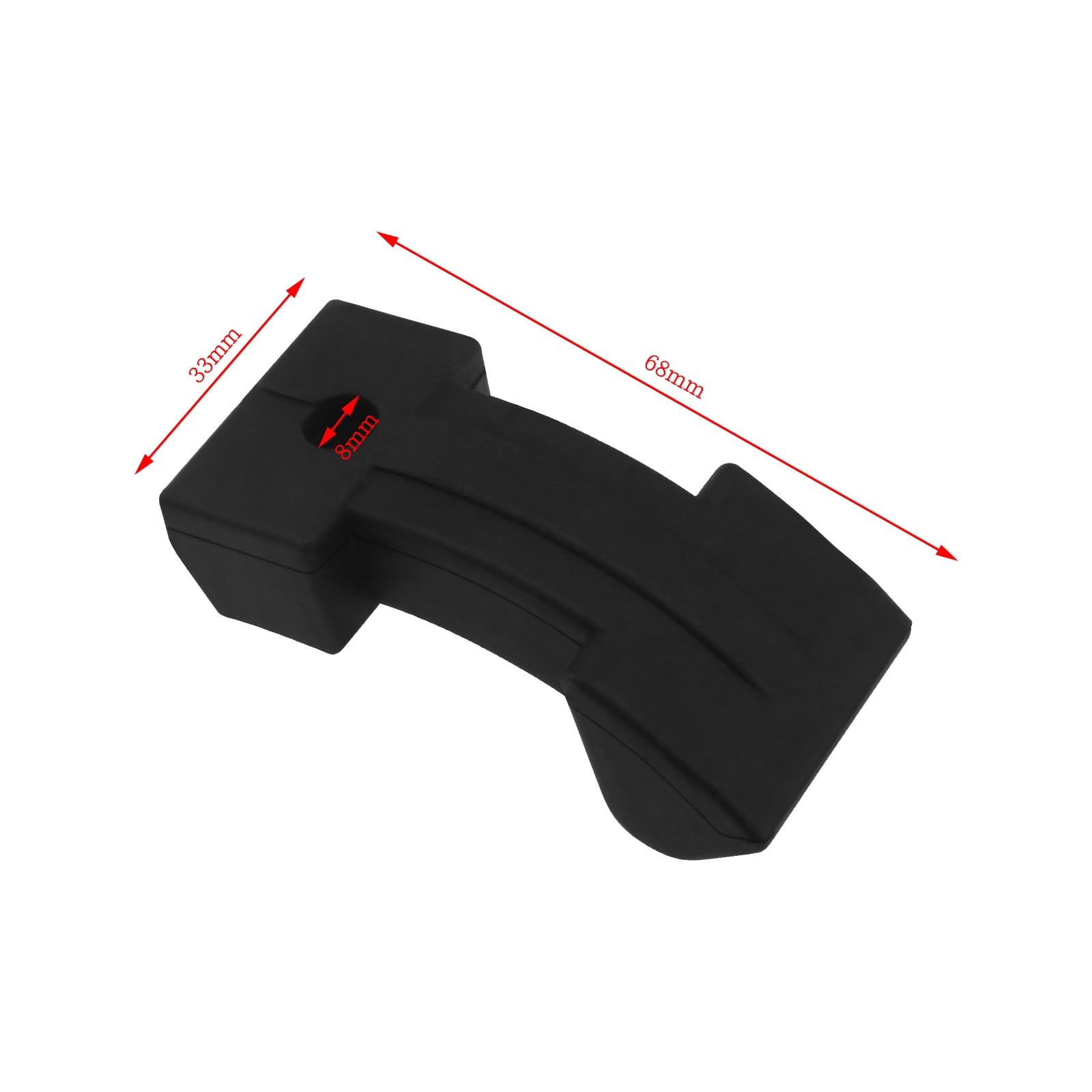 Micro Traders Electronic Drums Actuator Pedal Rubber Pad Compatible With Roland FD-8 TD-1 TD4 TD9 TD11 TD15 TD17 Hi Hat Sensor Trigger Rubber Pad Replacement Part