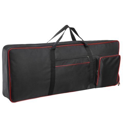 Okllen 61 Key Keyboard Gig Bag Case,Portable Durable Keyboard Piano Waterproof 600D Oxford Cloth with 10mm Cotton Padded Case Gig Bag