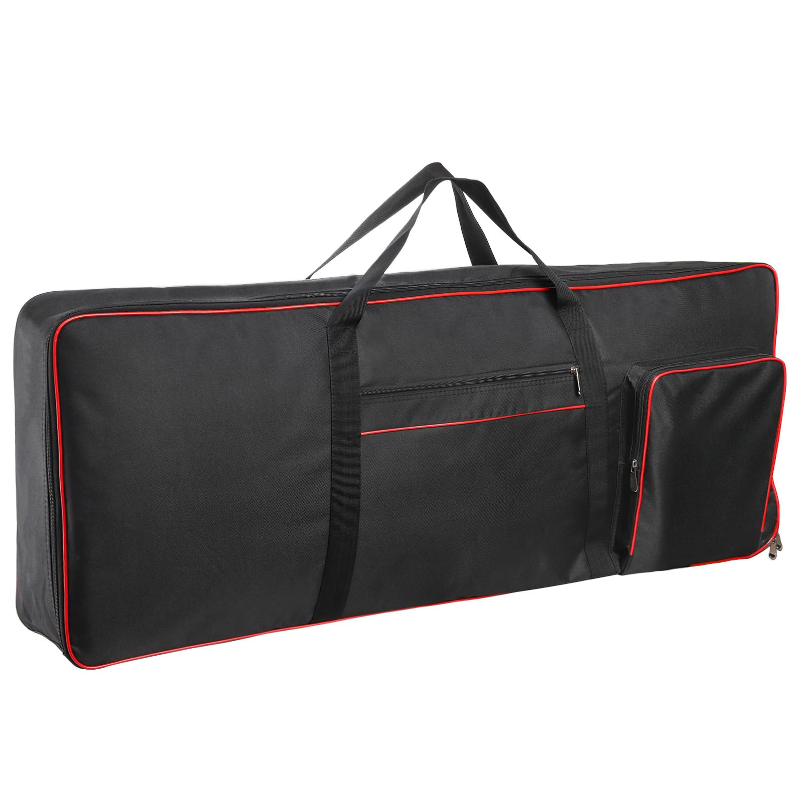 Okllen 61 Key Keyboard Gig Bag Case,Portable Durable Keyboard Piano Waterproof 600D Oxford Cloth with 10mm Cotton Padded Case Gig Bag