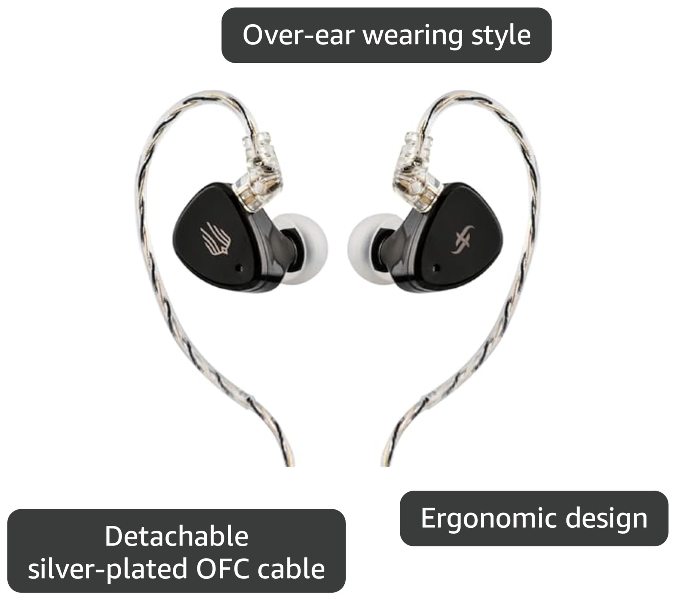 SIMGOT EM6L 1DD + 4BA Hybrid Driver In Ear Monitor Wired HiFi IEM Earphones