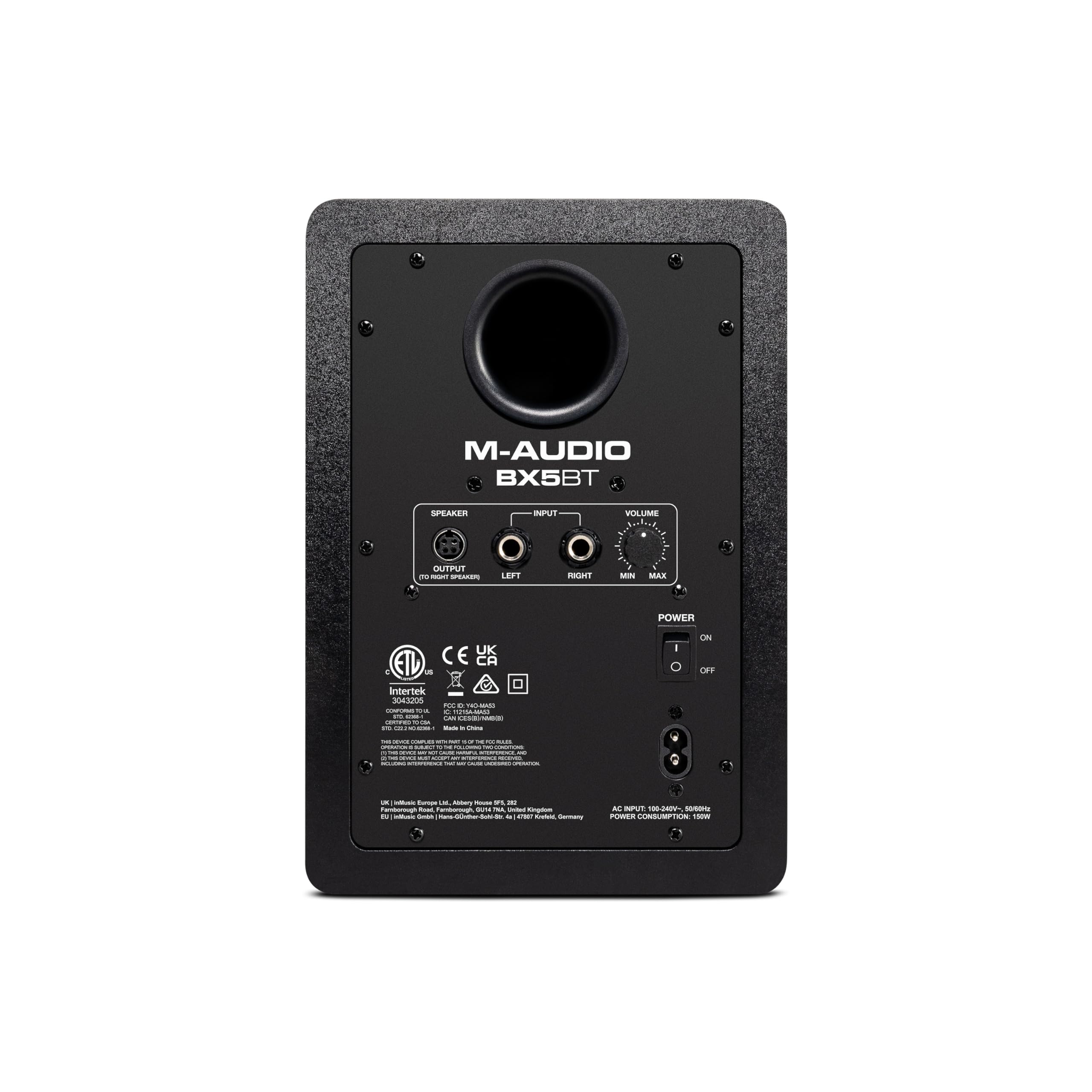 M-AUDIO BX5BT 5″ Desktop Studio Monitors Pair