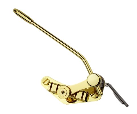 Guyker Tune-O-Matic Style Electric Guitar Bridge Stop Bar Tailpiece Tremolo Compatible with LP SG Guitars TM85, Gold