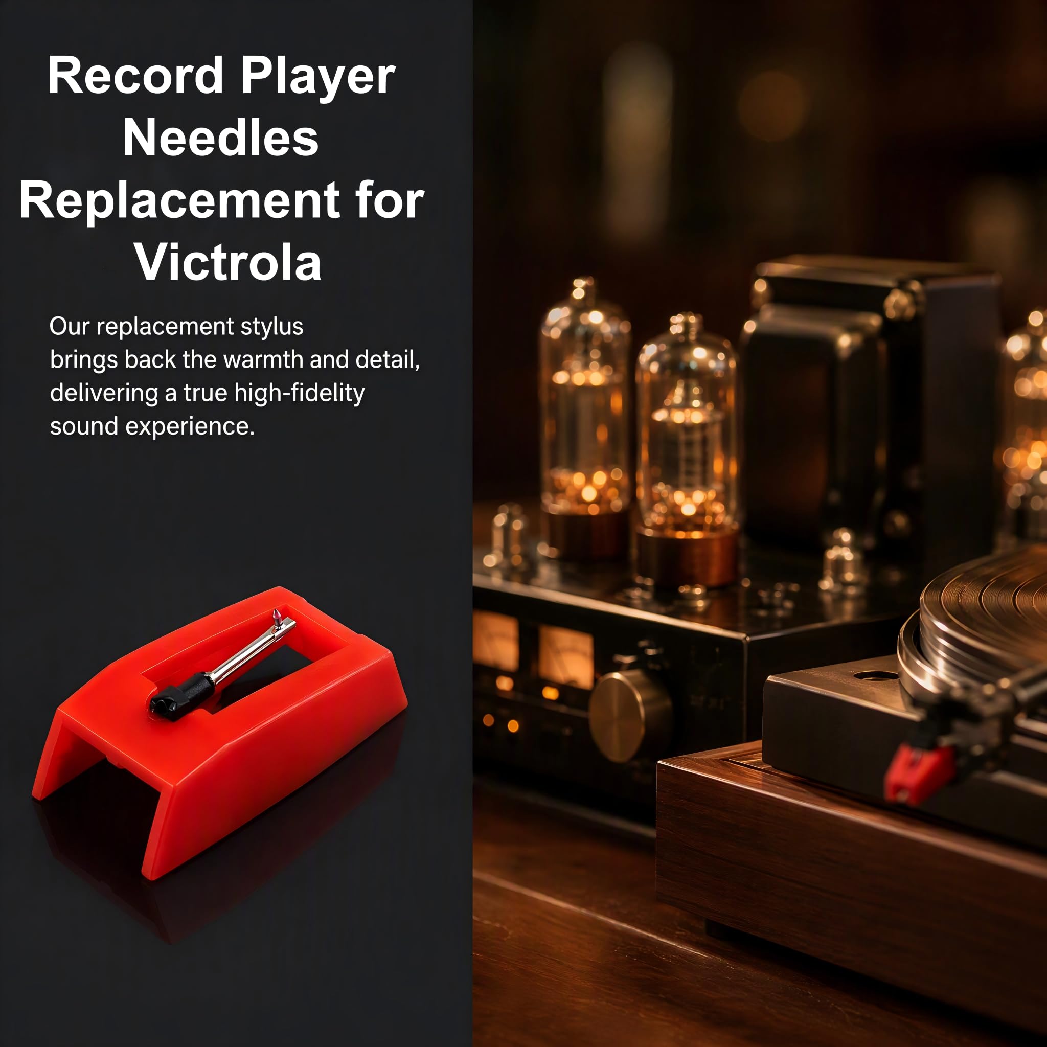 Record Player Needles Replacement for Victrola Journey II、VTA-200B、VTA-270B