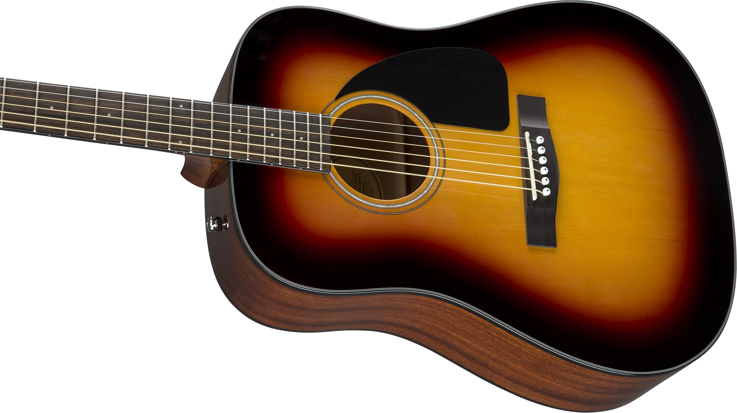 Fender 0970110232 CD-60 Dreadnought V3 Acoustic Guitar, with 2-Year Warranty, Sunburst, with Case