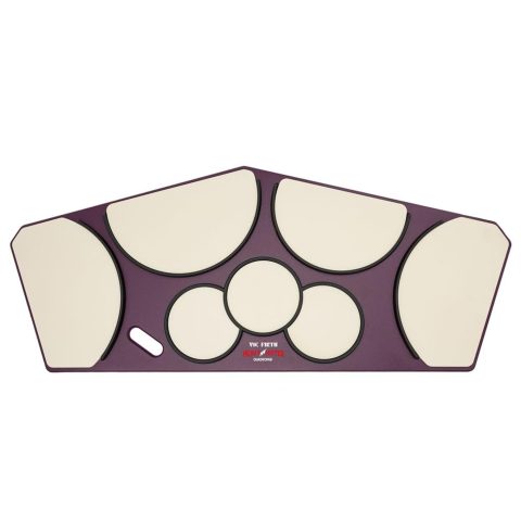 Vic Firth HHPQLR Heavy Hitter Quadropad Practice Pad with Rims – Large