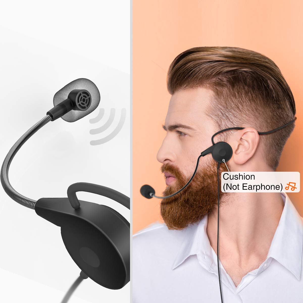 FIFINE K031B USB Wireless Microphone System with Headset Lavalier Lapel Mic