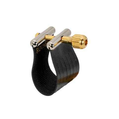 Rovner Ligature & Plastic Cap for Soprano Saxophone – Star Series Ligature for Hard Rubber Mouthpiece (SS-1RVS)