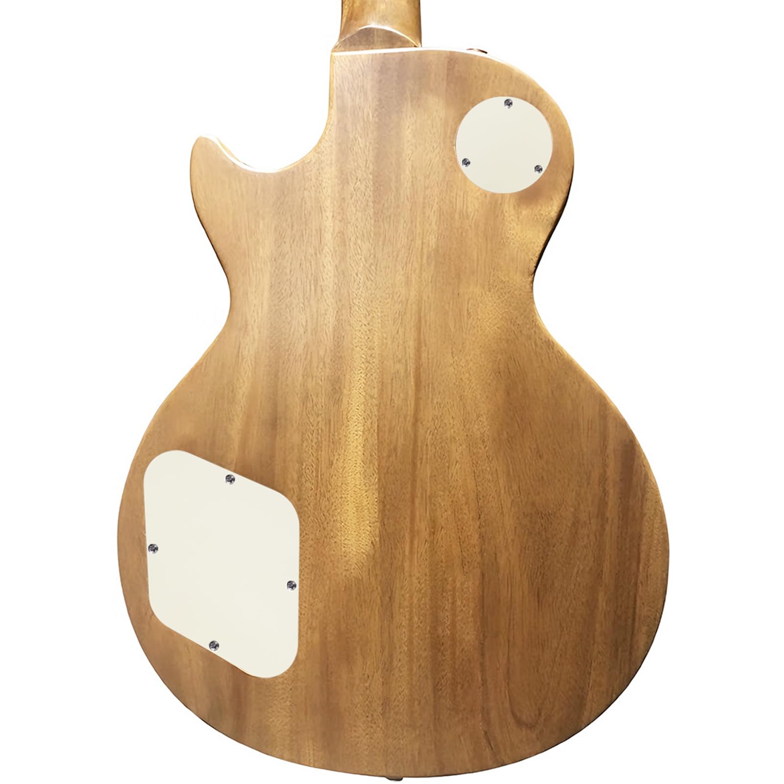 Phrilam Electric Guitar Pickguard Set for Gibson Les Paul, Ivory 3Ply
