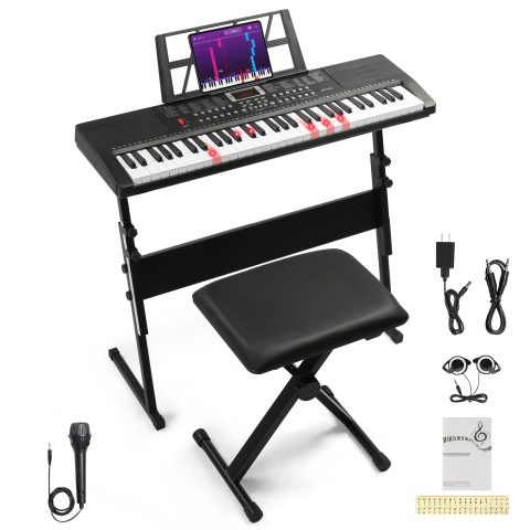 Ktaxon 61 Key Keyboard Piano Keyboard|Electric Piano Keyboard for Beginners
