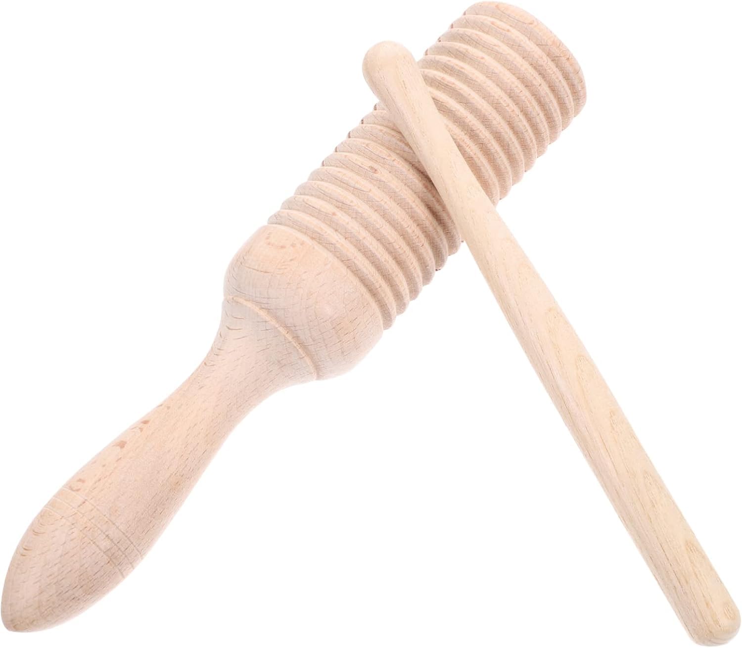 Guiro Instrument 1 Set Wooden Guiro Percussion Instrument Tone Block Musical Instrument Wood Tambourine for Kids and Adults Percussion Baby Musical