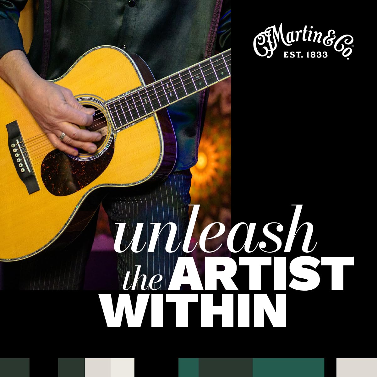 Martin Authentic Acoustic® SP® Bass Strings – Phosphor Bronze, Medium Gauge | Long-Lasting Tone, Corrosion Resistance & Tuning Stability | 4-String Acoustic Bass Set