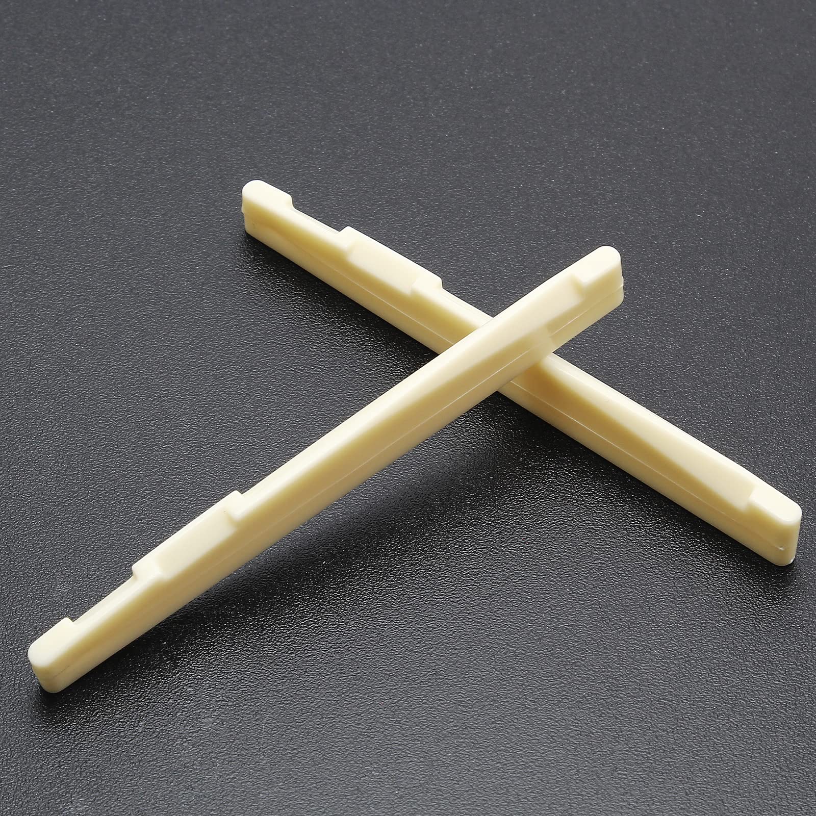 Litoexpe 4 Pcs Acoustic Guitar Bridge Saddles