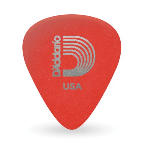 D’Addario Duralin Guitar Picks – Guitar Accessories – Guitar Picks for Acoustic Guitar, Electric Guitar, Bass Guitar – Great Strength, Grip, Durability – Red, Super Light, 0.50mm, 100-Pack