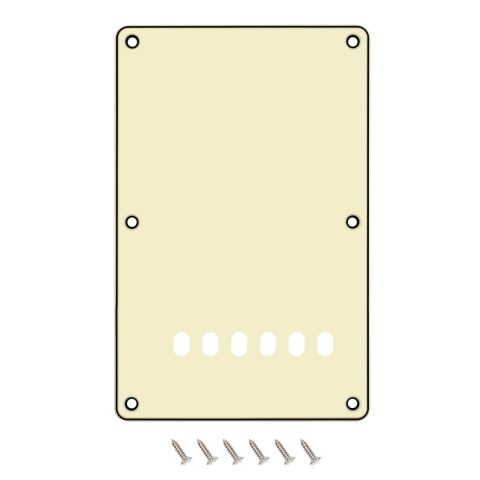 Banworks ST Backplate 6-Hole Beveled Edge 3-Ply Guitar Tremolo Cavity Cover