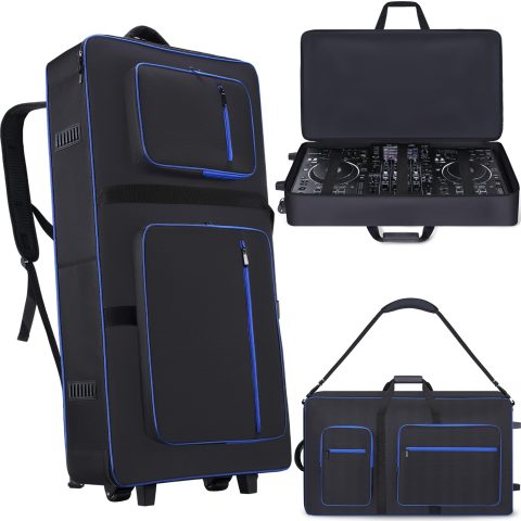 Aleemin DJ Controller Case with Wheels Compatible with XDJ-AZ