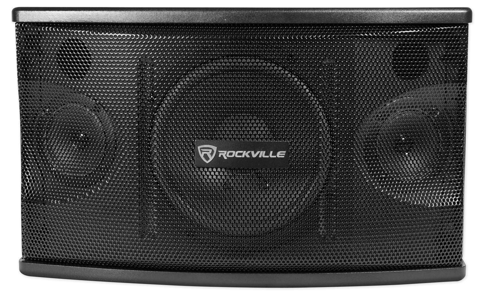 Rockville KPS80 8″ 3-Way Karaoke/Pro Speakers with Wall Brackets, Pair