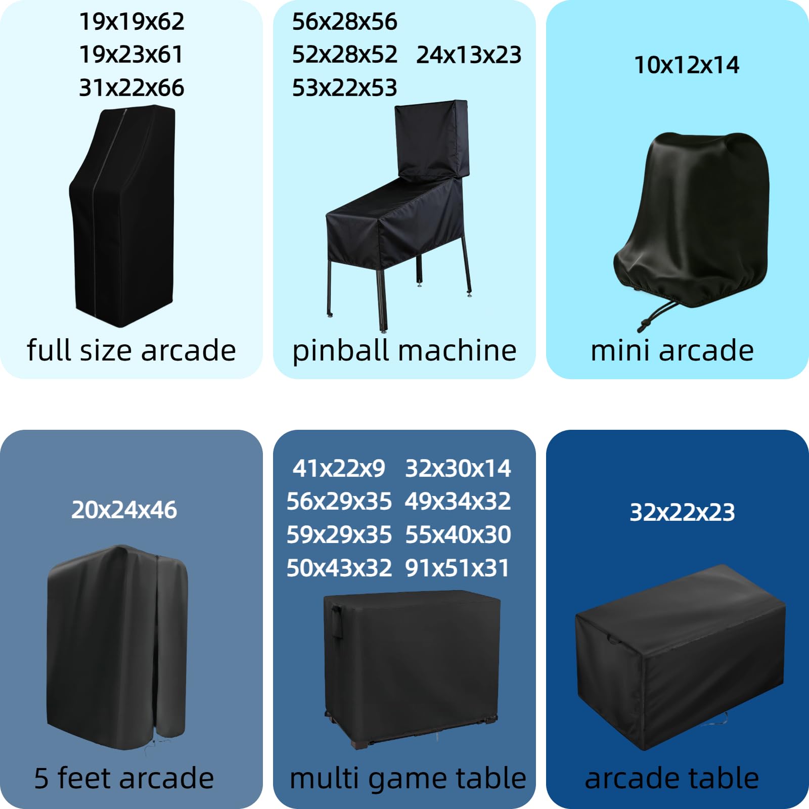 Arcade Machine Cover for Arcade1up Full Size PACMEN Deluxe Game Machine