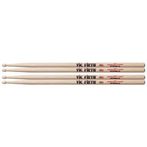 Vic Firth Extreme X5A Wood Tip Drum Stick (2 Pair Bundle)