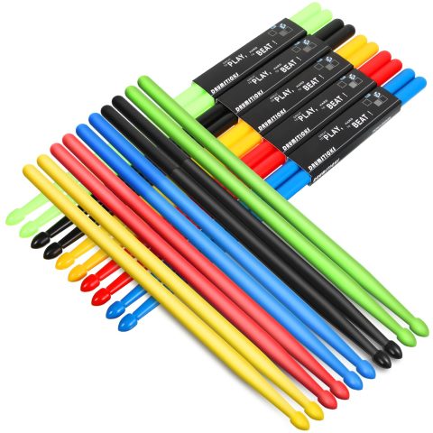 Youyole 20 Pairs 5a Drum Sticks Nylon Light Drumsticks