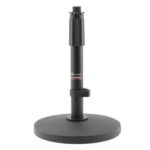 Hamilton KB100M Adjustable Desktop Microphone Stand with Metal Round Base