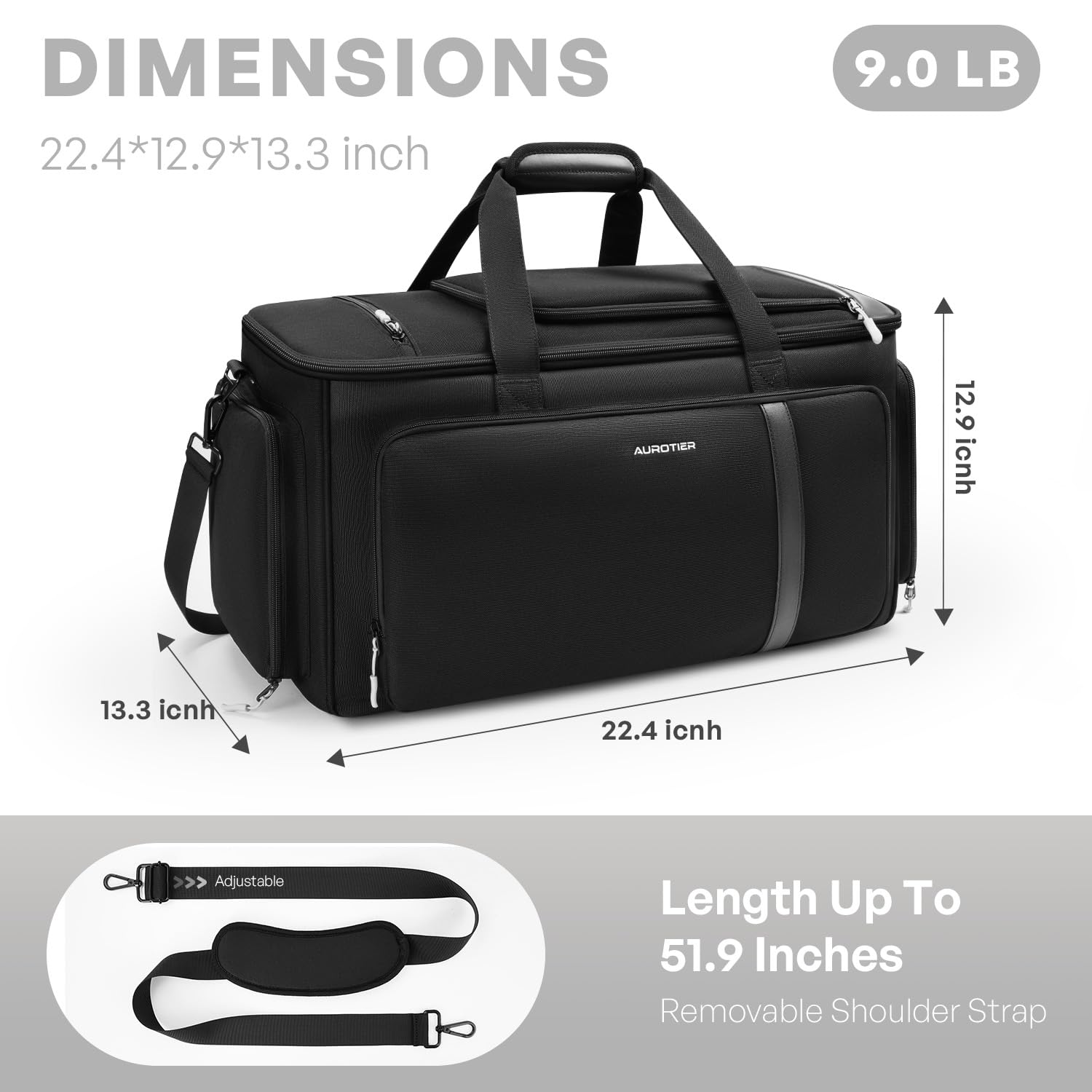 Large DJ Cable Organizer Bag, Padded Gig Bag with 8 Detachable Divider, Travel DJ Mixer Backpack for Musicians, Professional Multi-Pocket for 17″ Laptop, Microphone, Cord, Headset & Music Accessories