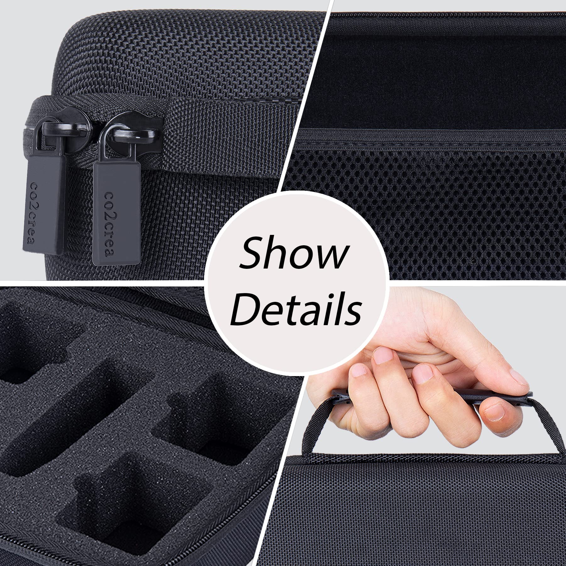 co2CREA Hard Case for Xvive U4 U4R U4R2 U4R4 Wireless Monitoring System